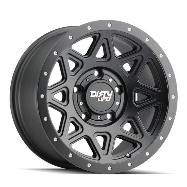 Dirty Life Theory - 16x8 0mm 8x165.1 Matte Black Wheel | 9305-6865MB0