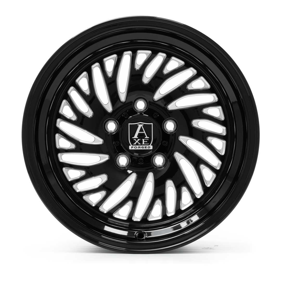 AXE AF10 UTV (right) 15x10 5x114.3 GLOSS BLACK MILLED