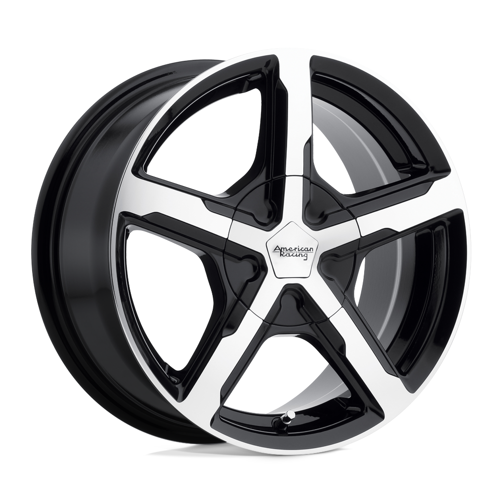 American Racing AR921 TRIGGER - 18x8 15mm 5x108 GLOSS BLACK MACHINED Wheel | AR92188045515