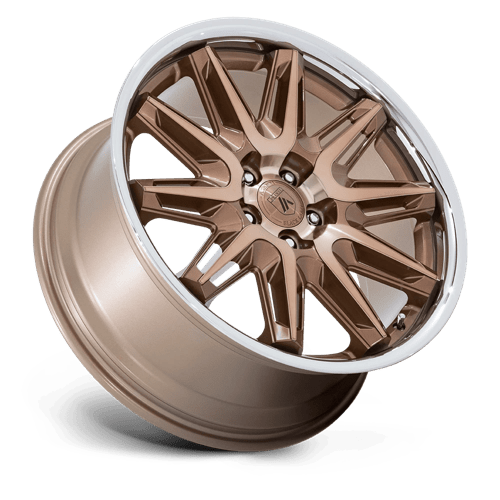 ASANTI BLACK AB047 IMPERATOR 22X10.5 38 5X112 BRONZE MACHINED W/ SS LIP