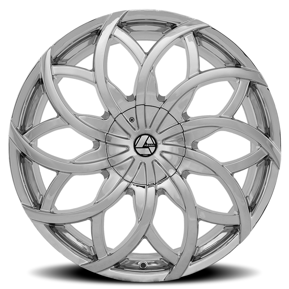 AZARA AZA-504 22X8.5 38 5X110/5X120 NANO CHROME