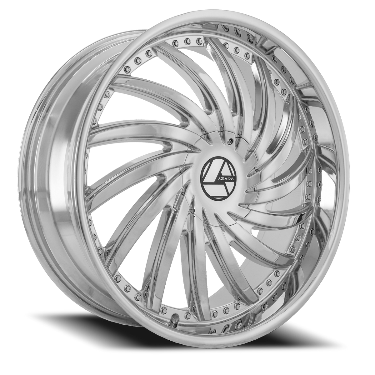 AZARA AZA-508 22X9.5 15 5X115/5X120 NANO CHROME