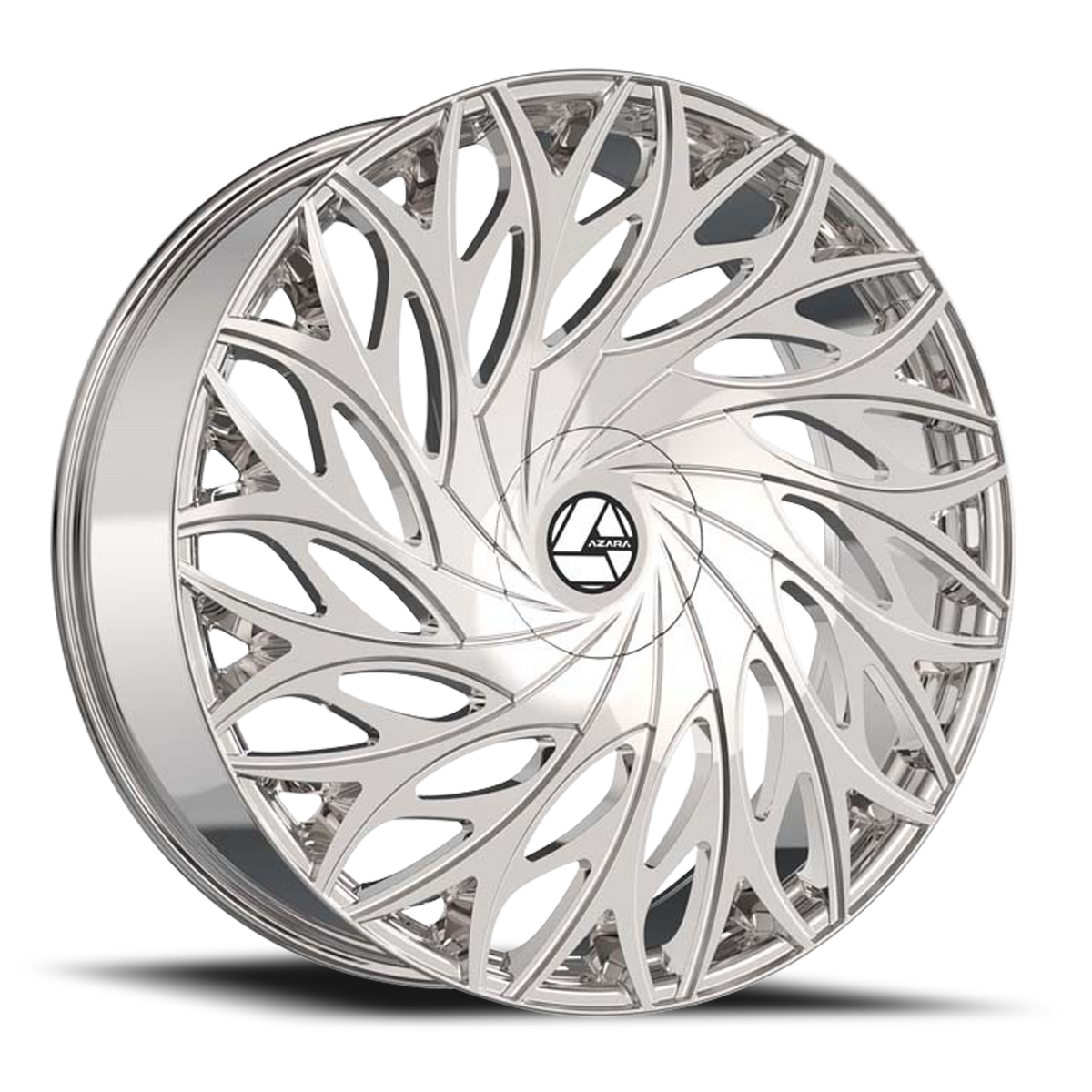 AZARA AZA-525 24X9 15 5X115/5X120 NANO CHROME