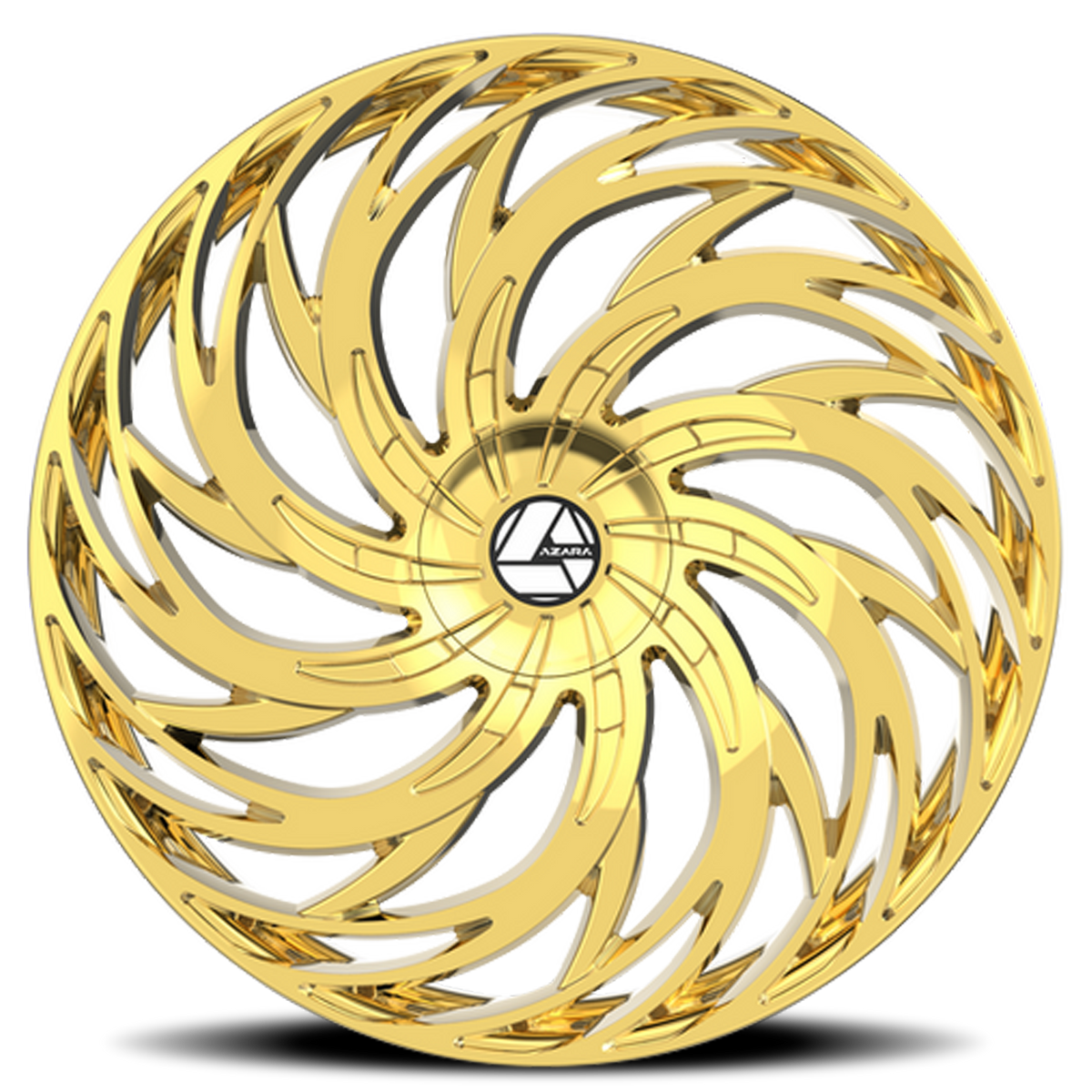 AZARA AZA-531 28X9.5 22 6X135/6X139.7 GOLD PLATED