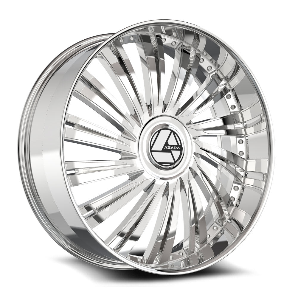 AZARA AZX-102 28X9.5 15 BLANK CHROME