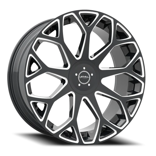 Lethal Street LS03 Ace - 26x10 +18mm 5x115/5x139.7 Black Wheel | LS0326101418M