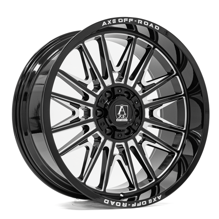 AXE ECHO 22x10 -19 6x135/6x139.7 GLOSS BLACK MILLED
