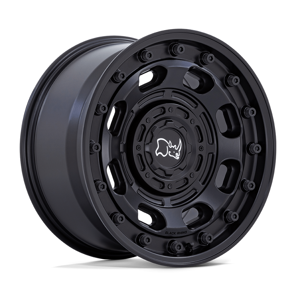 Black Rhino Hard Alloys BR007 ATLAS - 17x8 38mm 4x108 MATTE BLACK Wheel | BR007MX17802538