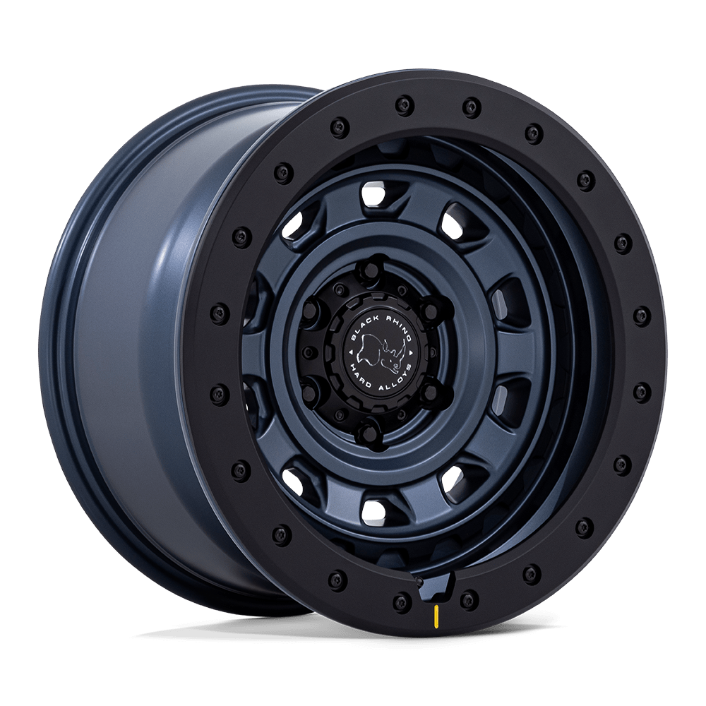 BLACK RHINO HARD ALLOYS BR023 XPLORER 17X9 -12 5X127 METALLIC BLUE W/ MATTE BLACK L