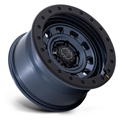 BLACK RHINO HARD ALLOYS BR023 XPLORER 17X9 -12 5X127 METALLIC BLUE W/ MATTE BLACK L