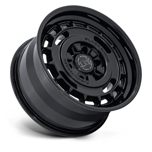 BLACK RHINO HARD ALLOYS BR600 VAGABOND 17X8.5 25 6X139.7 MATTE BLACK W/ GLOSS BLACK LIP