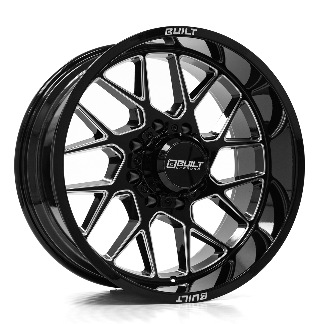 BUILT OFF-ROAD BTO-3 20x10 -19 8x165.1 GLOSS BLACK MILLED