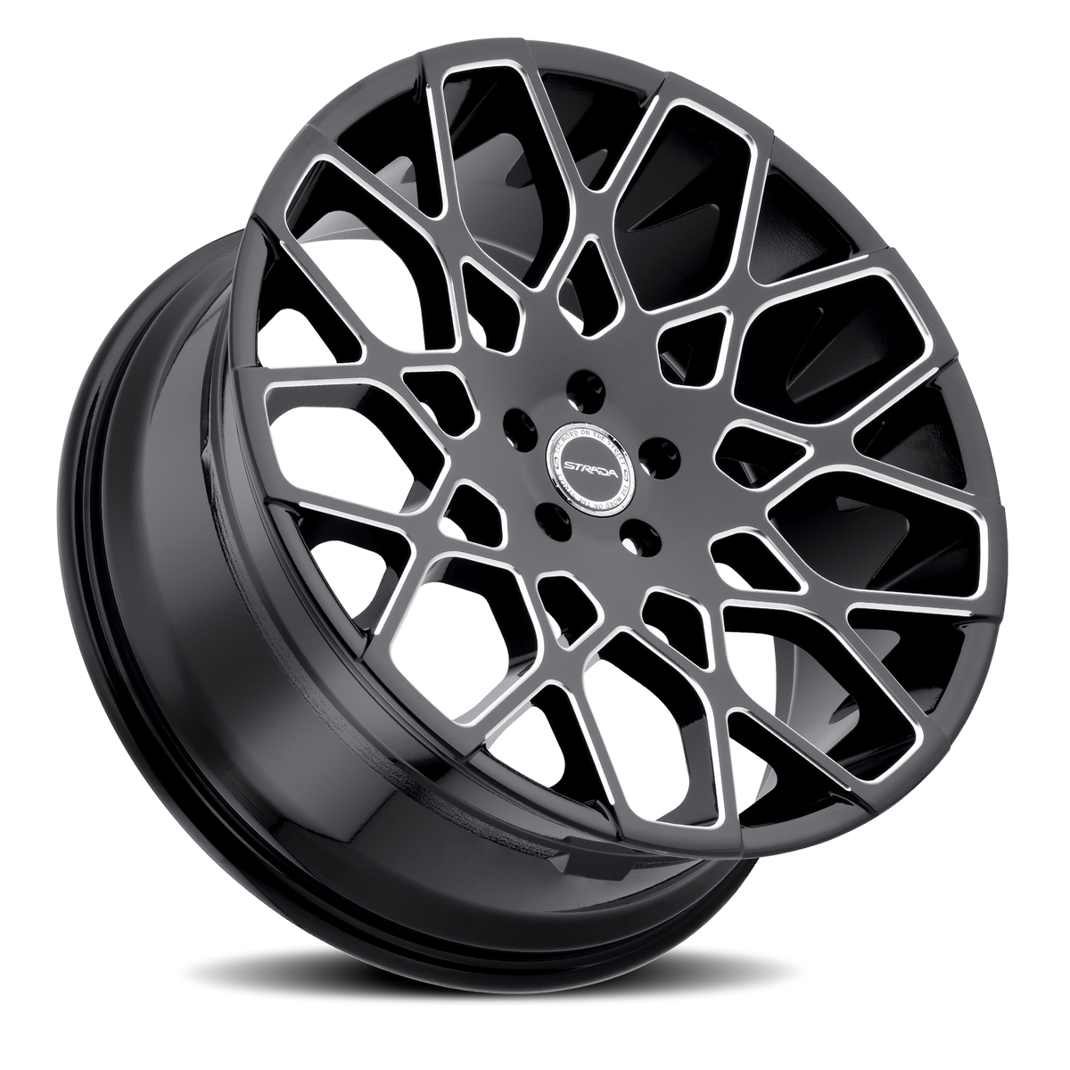 STRADA S59 BUCA 22X9.5 24MM 6X139.7 GLOSS BLACK MILLED | S59263924GBML