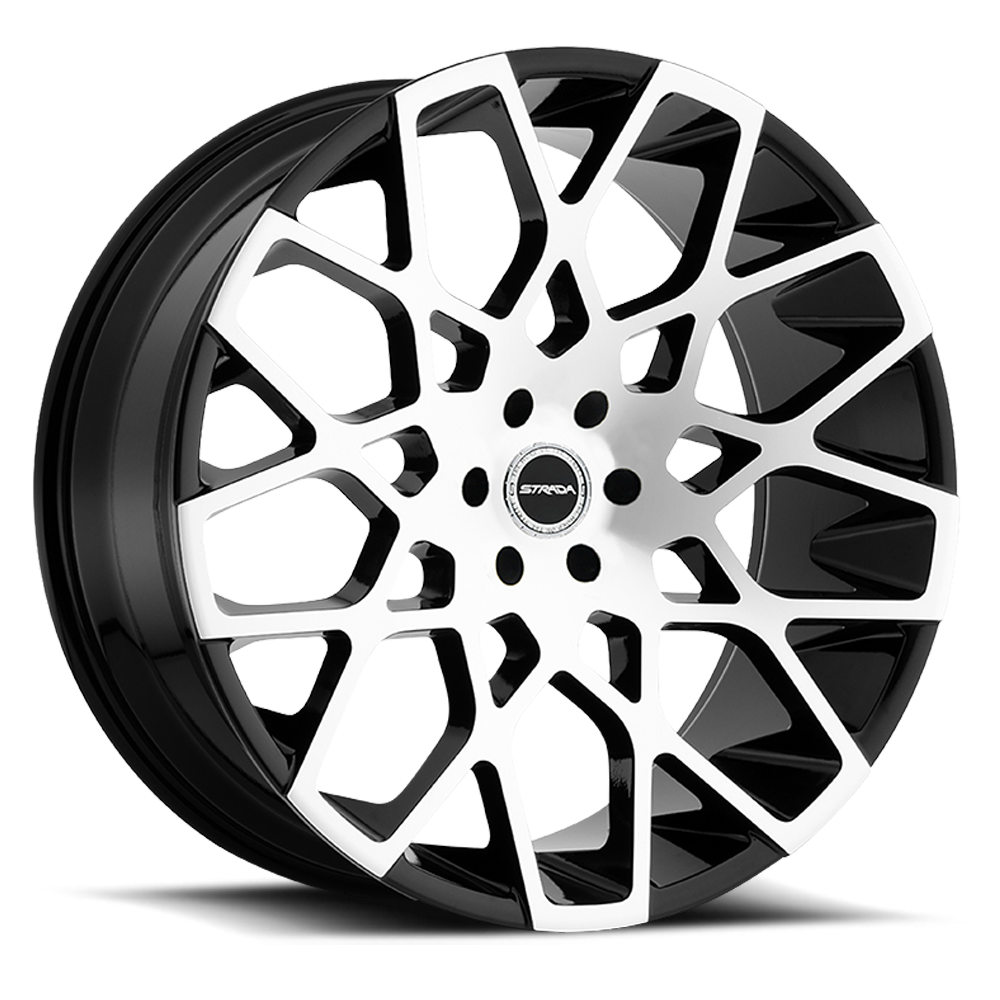 STRADA S59 BUCA 22X9.5 24MM 6X139.7 GLOSS BLACK MACHINED | S59263924GBM