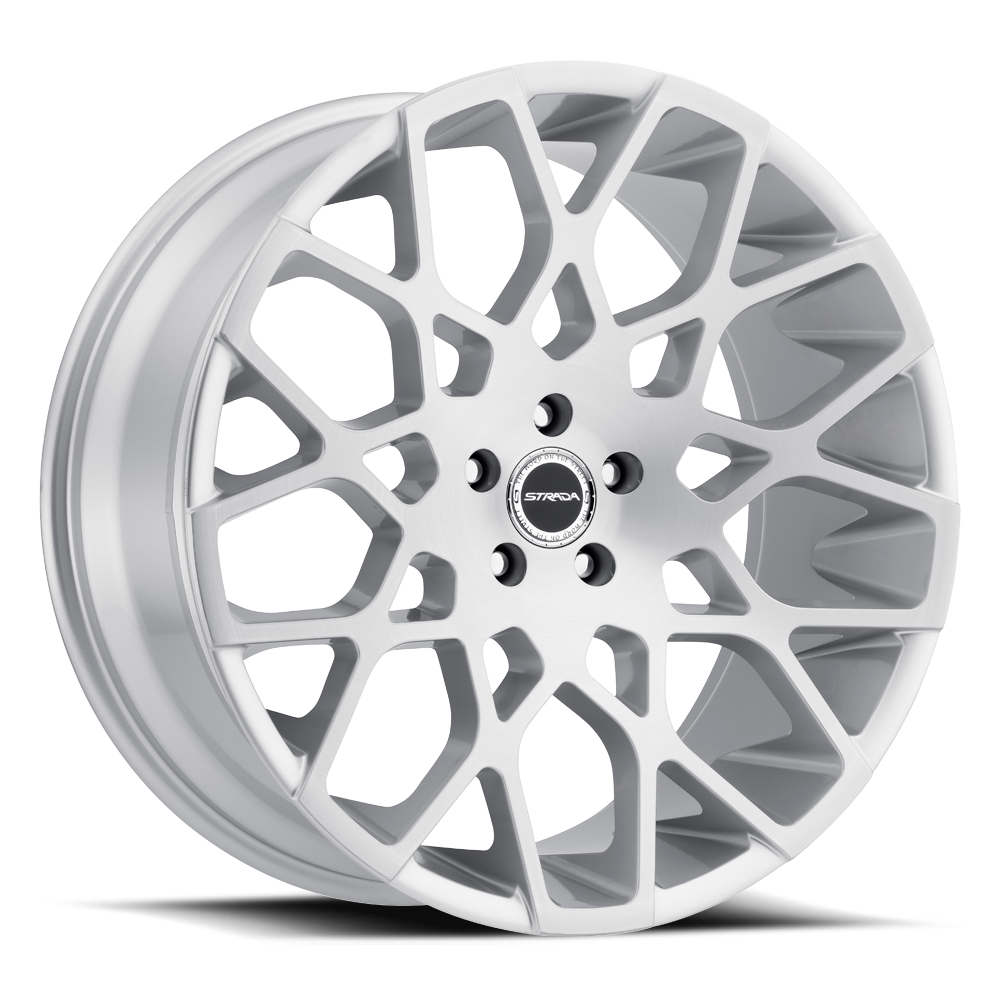 STRADA S59 BUCA 22X9.5 25MM 5X120 BRUSHED FACE SILVER | S59252025BFS