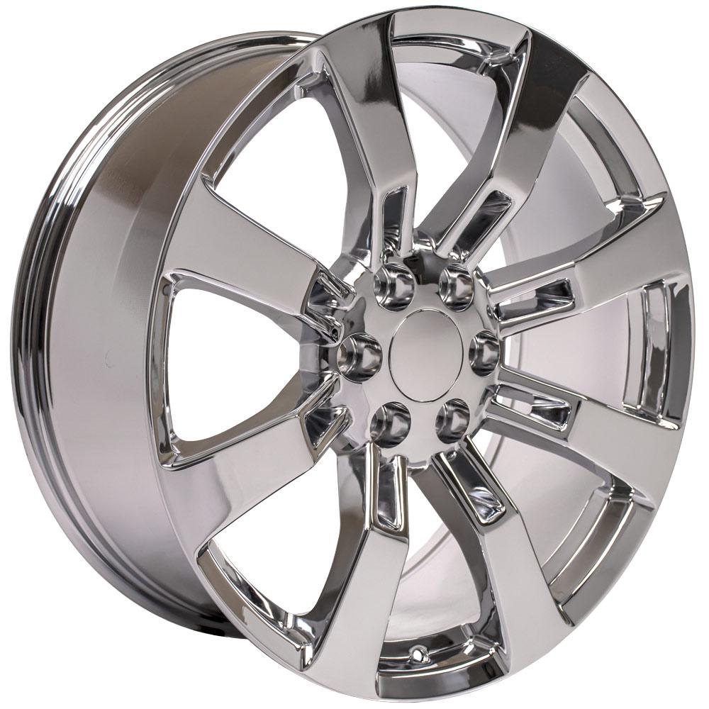 22" Replica Wheel CA82 Fits Cadillac Escalade 22x9 Chrome Wheel