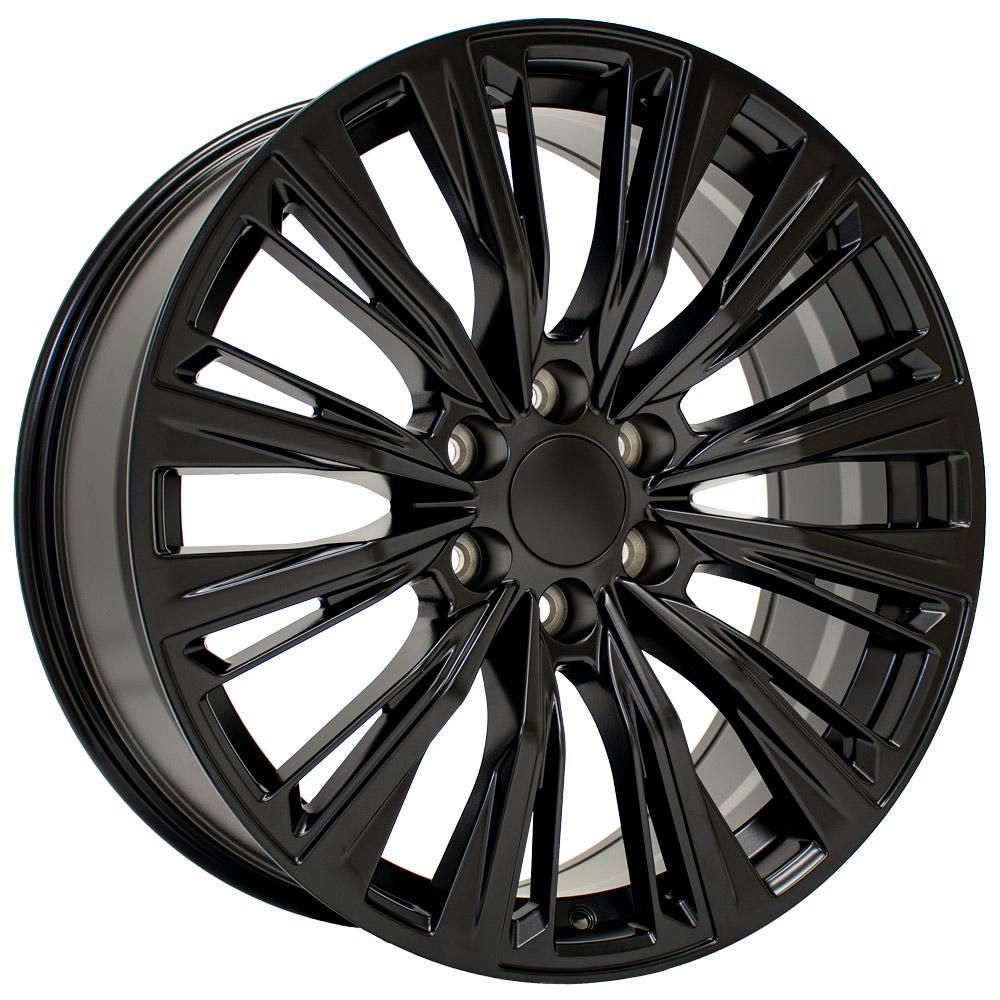 22" Replica Wheel CA93 Fits Cadillac Escalade 22x9 Satin Black Wheel