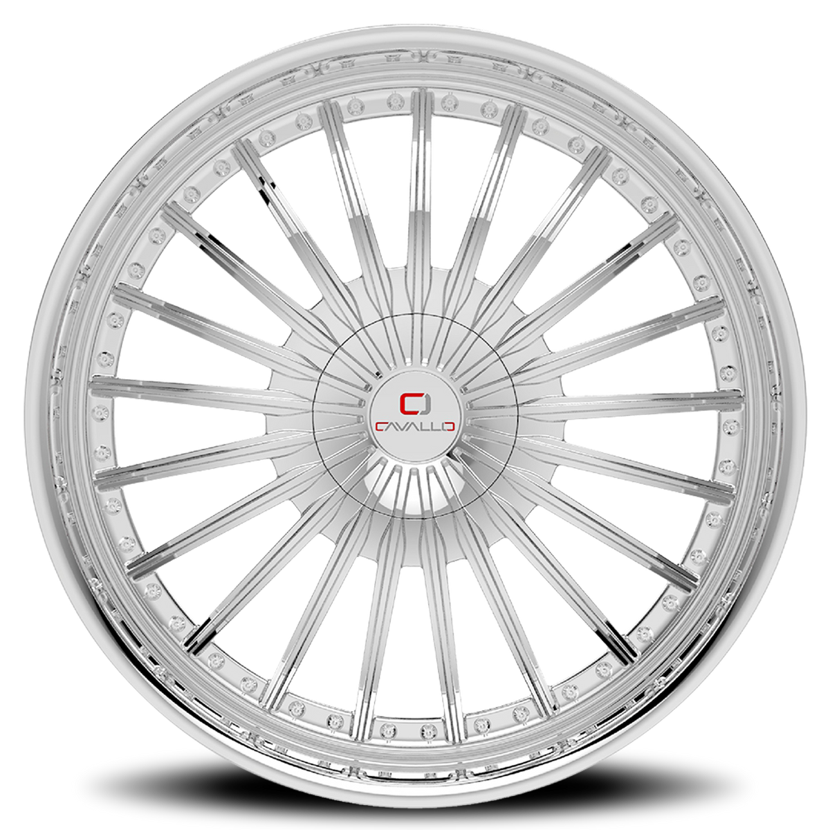 CAVALLO CLV-32 18X8 35 5X110/5X114.3 NANO CHROME