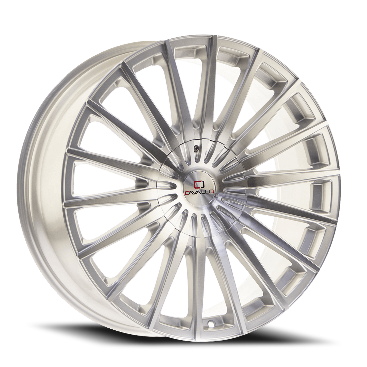 CAVALLO CLV-34 20X8.5 15 6X135/6X139.7 SILVER & MACHINED