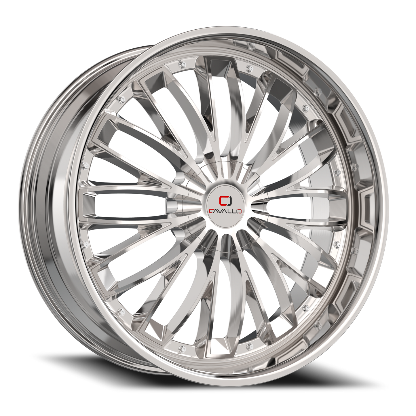 CAVALLO CLV-42 22X9.5 15 5X115/5X120 NANO CHROME