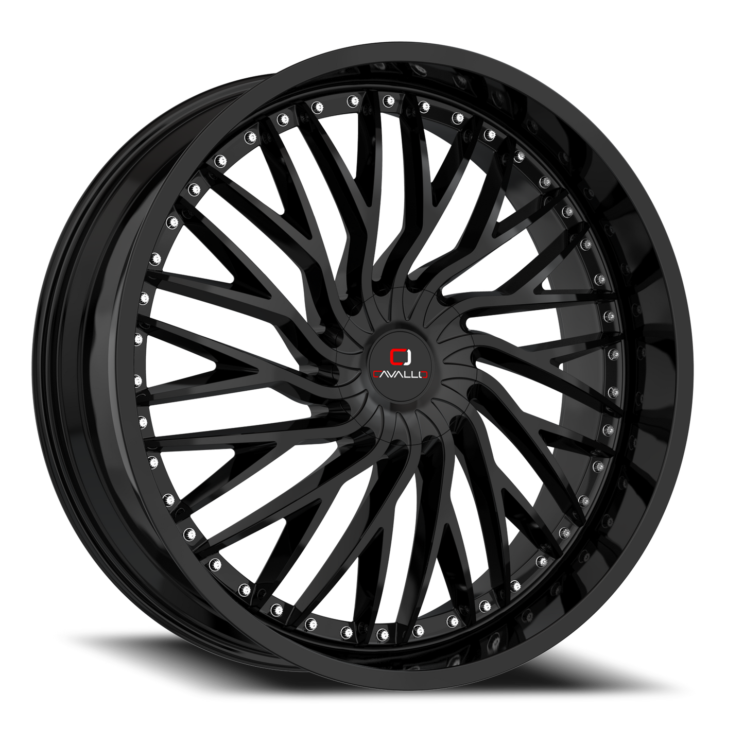 CAVALLO CLV-43 18X8 35 5X114.3/5X120 GLOSS BLACK