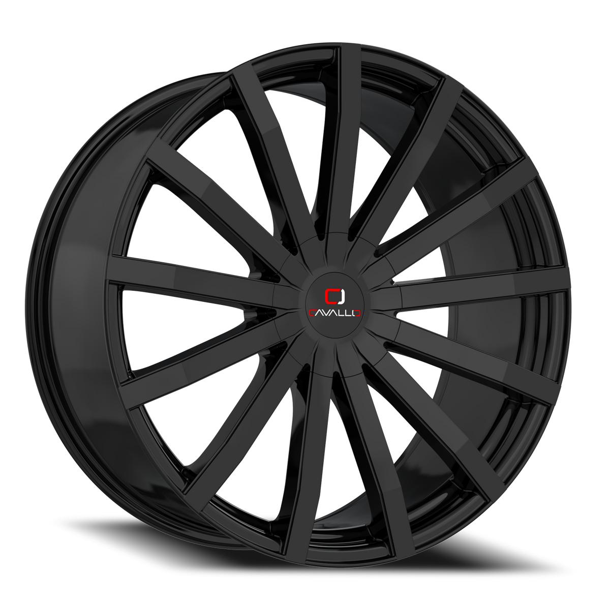CAVALLO CLV-52 22X9.5 25 6X135/6X139.7 GLOSS BLACK