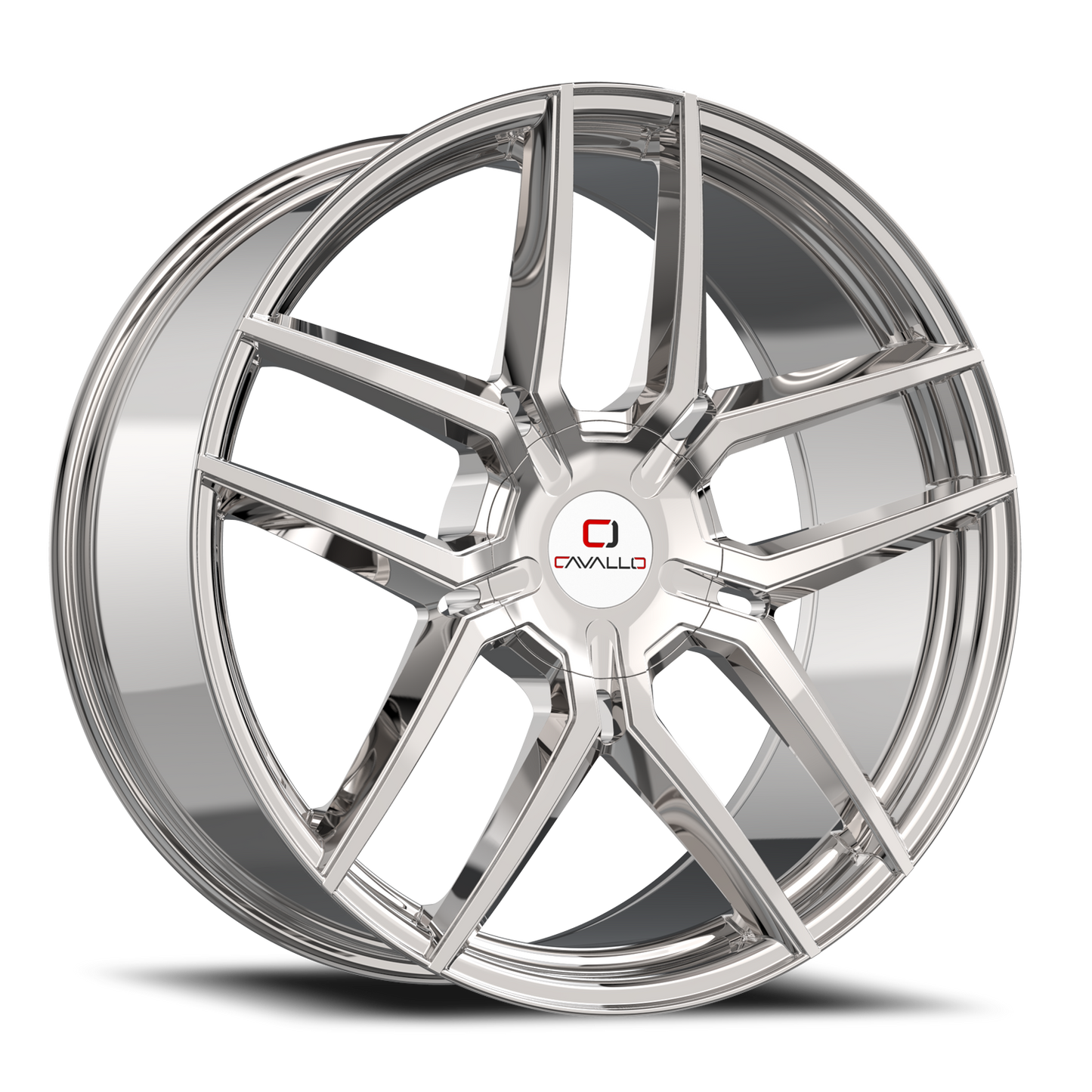 CAVALLO CLV-55 18X8 35 5X100/5X114.3 NANO CHROME
