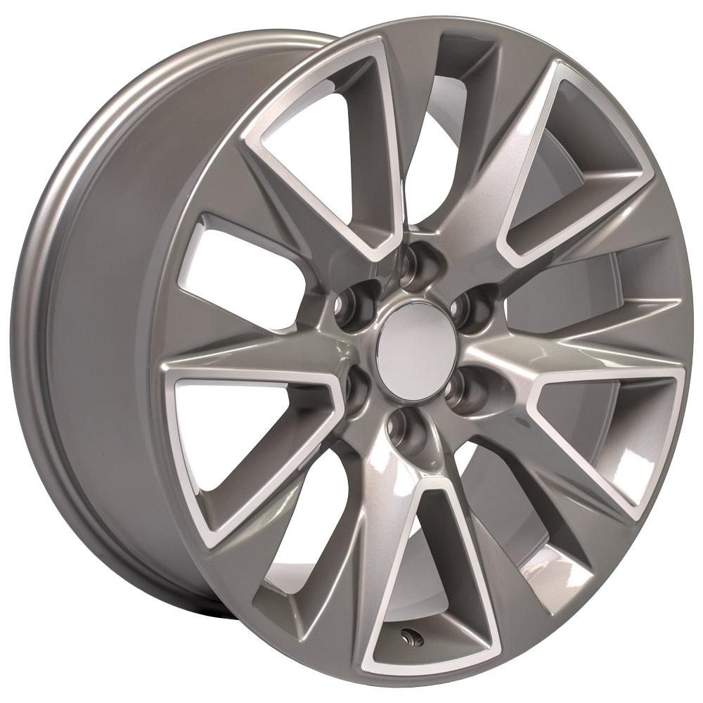 20" Replica Wheel CV26 Fits Chevrolet Silverado LTZ 20x9 Machined Wheel