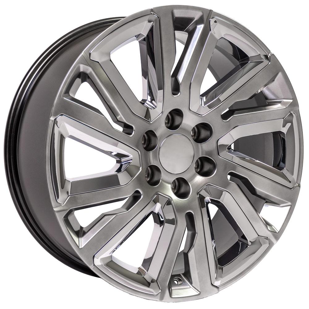 22" Replica Wheel CV39 Fits GMC Sierra 22x9 Hyper Wheel