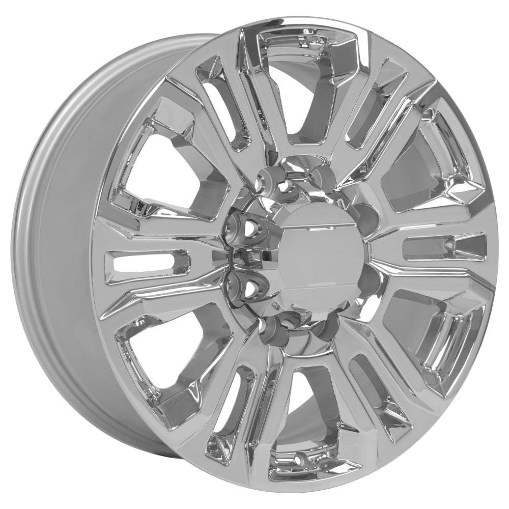 20" Replica Wheel CV70B Fits GMC Sierra 2500 3500 HD Denali 20x8.5 Chrome Wheel