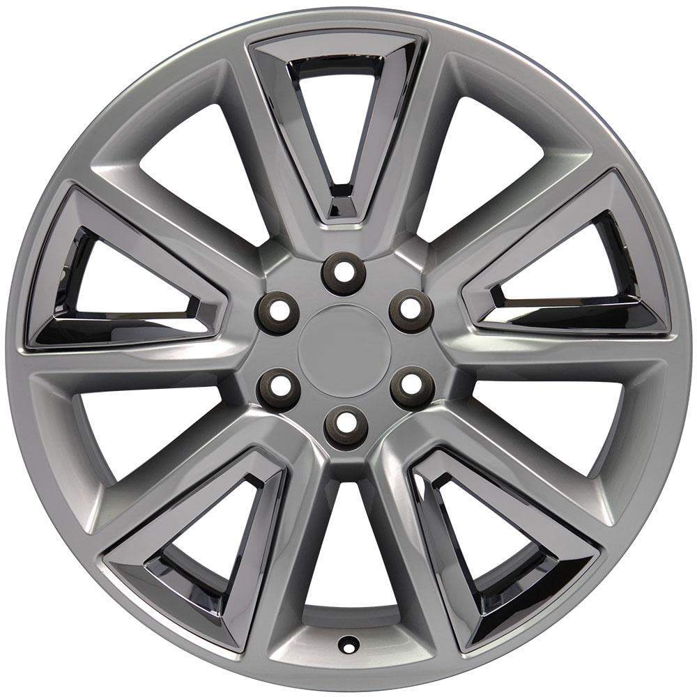20" Replica Wheel CV73 Fits Chevrolet Tahoe 20x8.5 Hyper Wheel