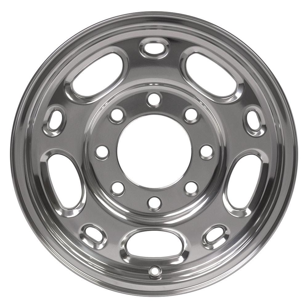 16" Replica Wheel CV82 Fits Chevrolet 8 Lug Suburban 16x6.5 Polished Wheel