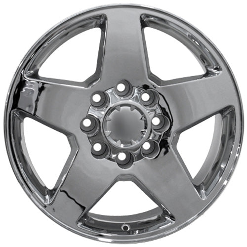 20" Replica Wheel CV91A 8 Lug Fits Chevrolet 20x8.5 Chrome Wheel