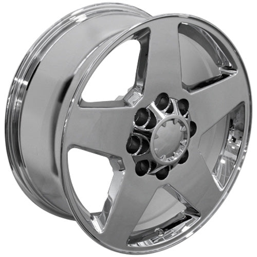 20" Replica Wheel CV91A 8 Lug Fits Chevrolet 20x8.5 Chrome Wheel