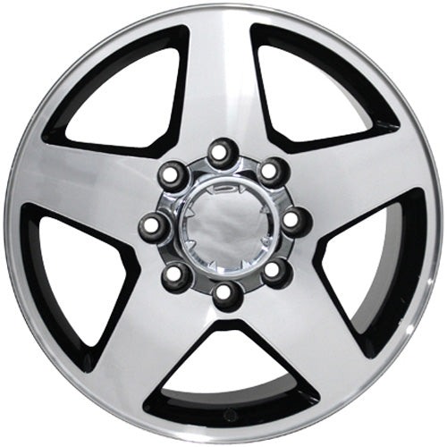 20" Replica Wheel CV91A 8 Lug Fits Chevrolet 20x8.5 Machined Wheel