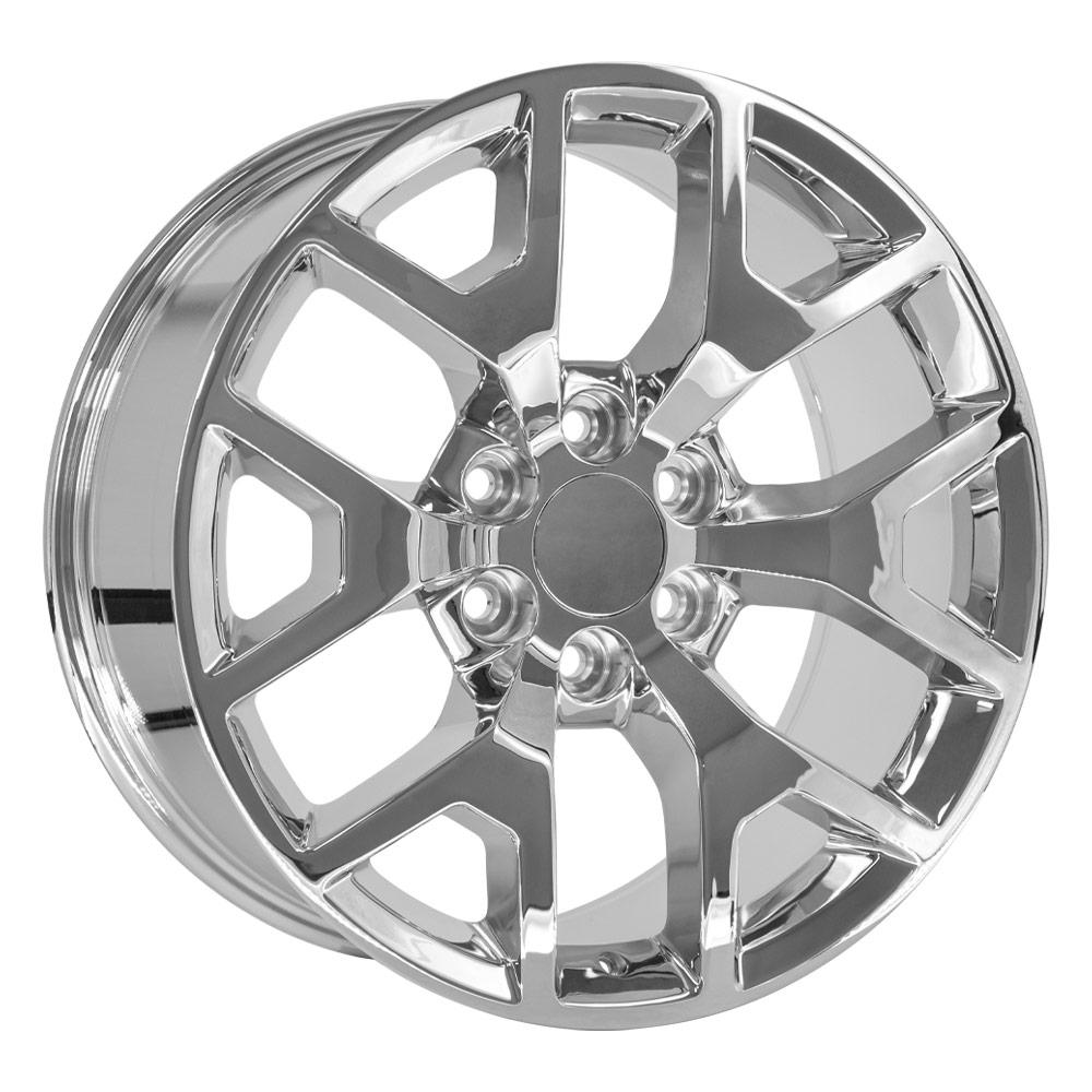 20" Replica Wheel CV92 Fits GMC Sierra 20x9 Chrome Wheel