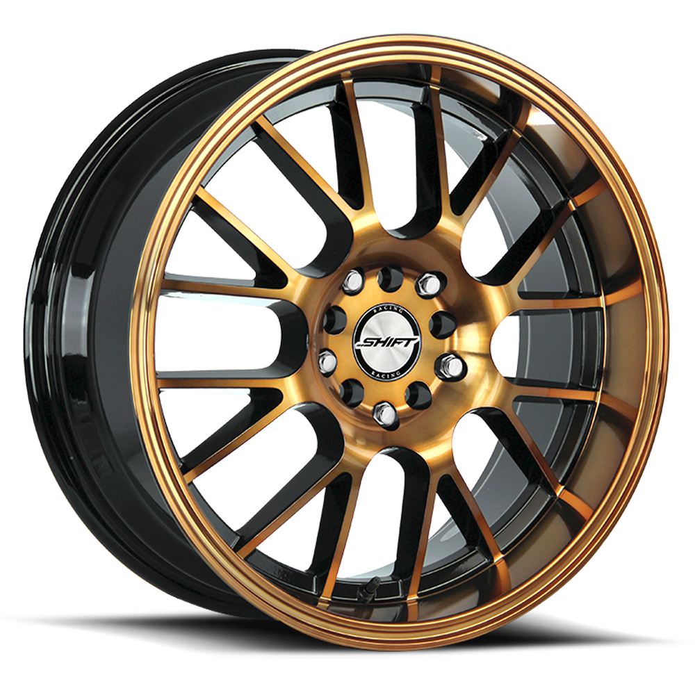 SHIFT H28 CRANK 18X8.5 30MM 5X100/5X114.3 BLACK MACHINED BRONZE | H28850030BMBZ
