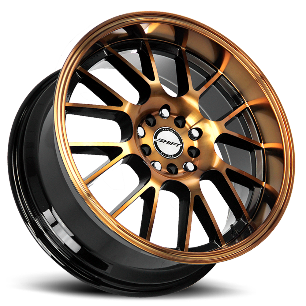 SHIFT H28 CRANK 17X7.5 30MM 5X100/5X114.3 BLACK MACHINED BRONZE | H28750030BMBZ
