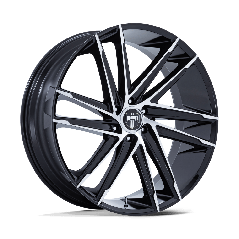 DUB 1PC DC275 BLAZE 26X10 25 6X139.7 GLOSS BLACK W/ MACHINED FACE