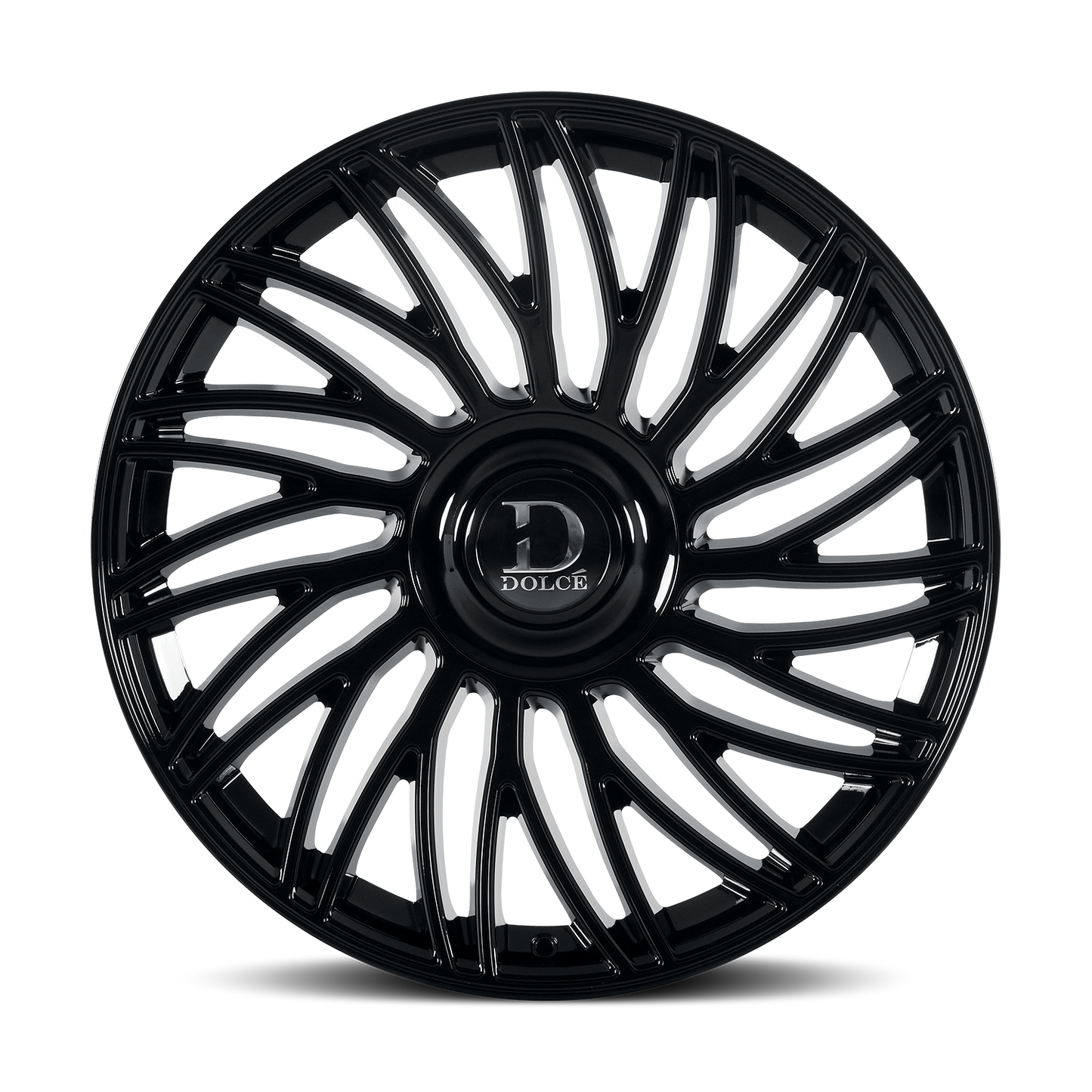 DOLCE LUXURY SESTO 22X9.5 18 BLANK GLOSSY BLACK
