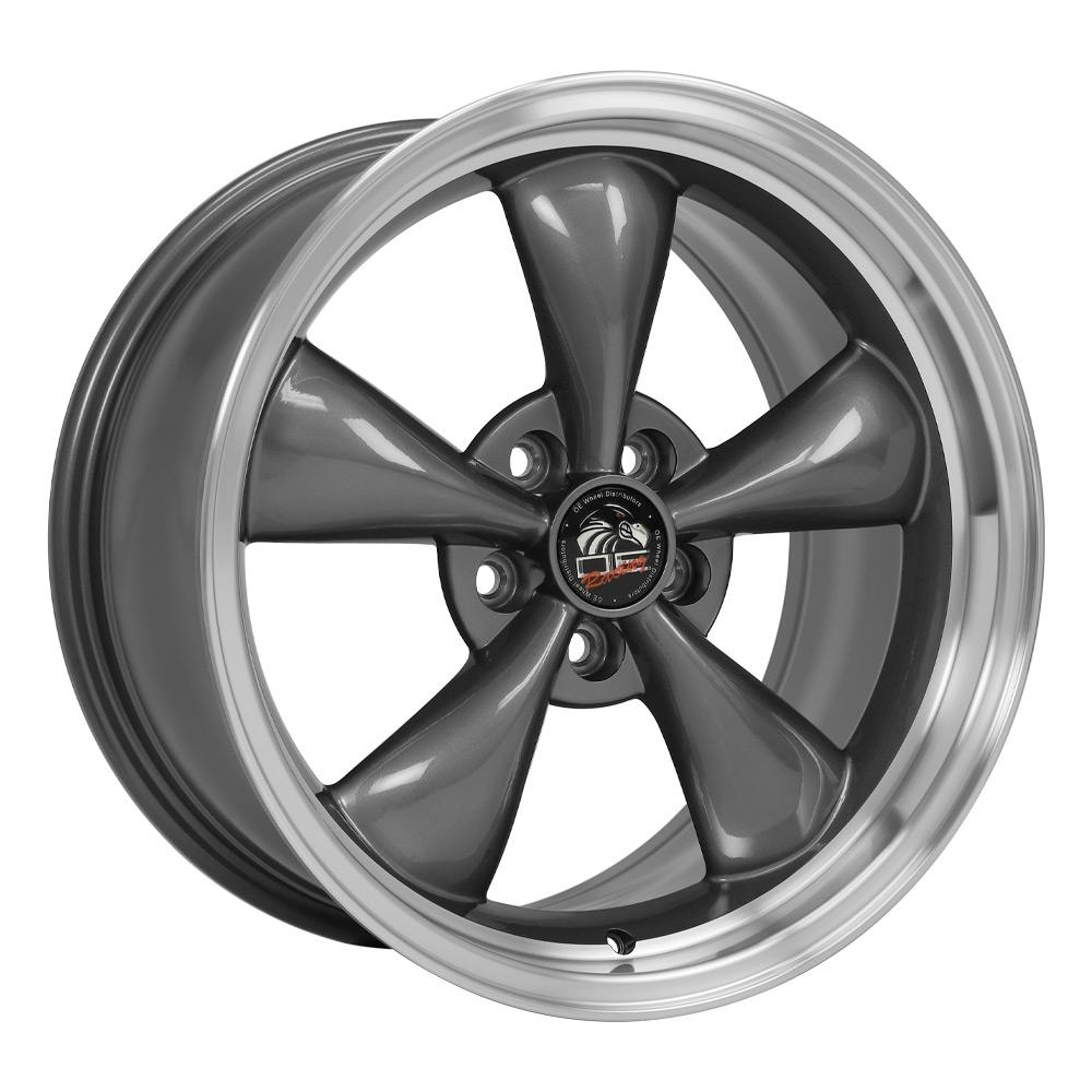 18" Replica Wheel FR01 Fits Ford Mustang Bullitt 18x9 Gunmetal Wheel