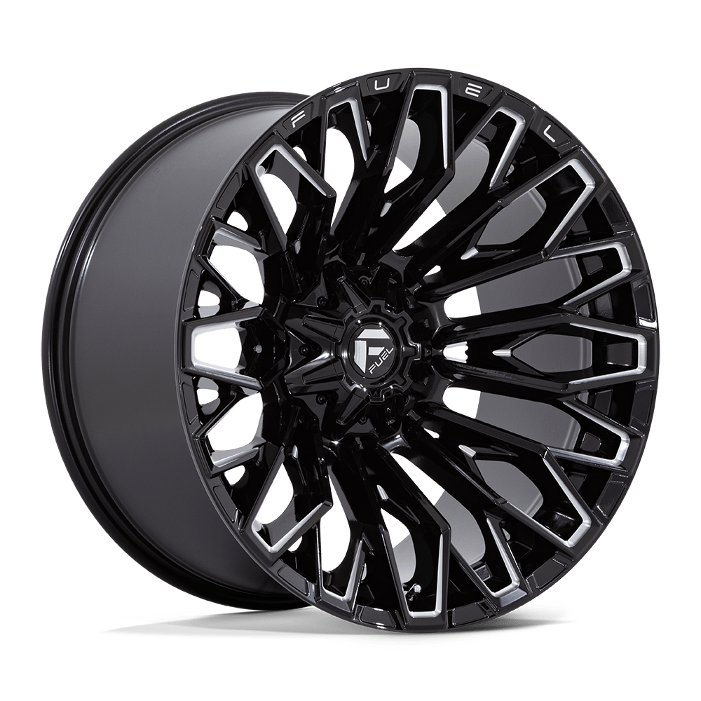 FUEL 1PC FC865 STRIKE 22x12 -44 8x165.1 GLOSS BLACK MILLED