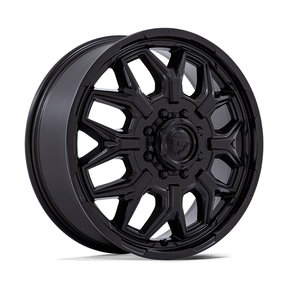 FUEL 1PC D871 FLUX DUALLY 22X8.25 104 8X210 BLACKOUT