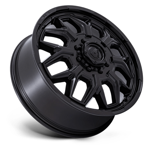 FUEL 1PC D871 FLUX DUALLY 22X8.25 104 8X165.1 BLACKOUT