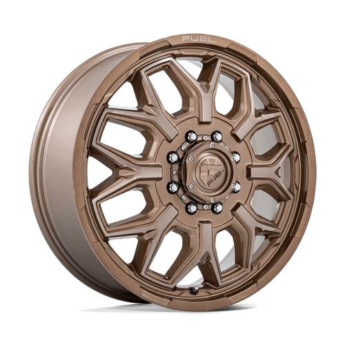 FUEL 1PC D876 FLUX DUALLY 22X8.25 104 8X200 PLATINUM BRONZE