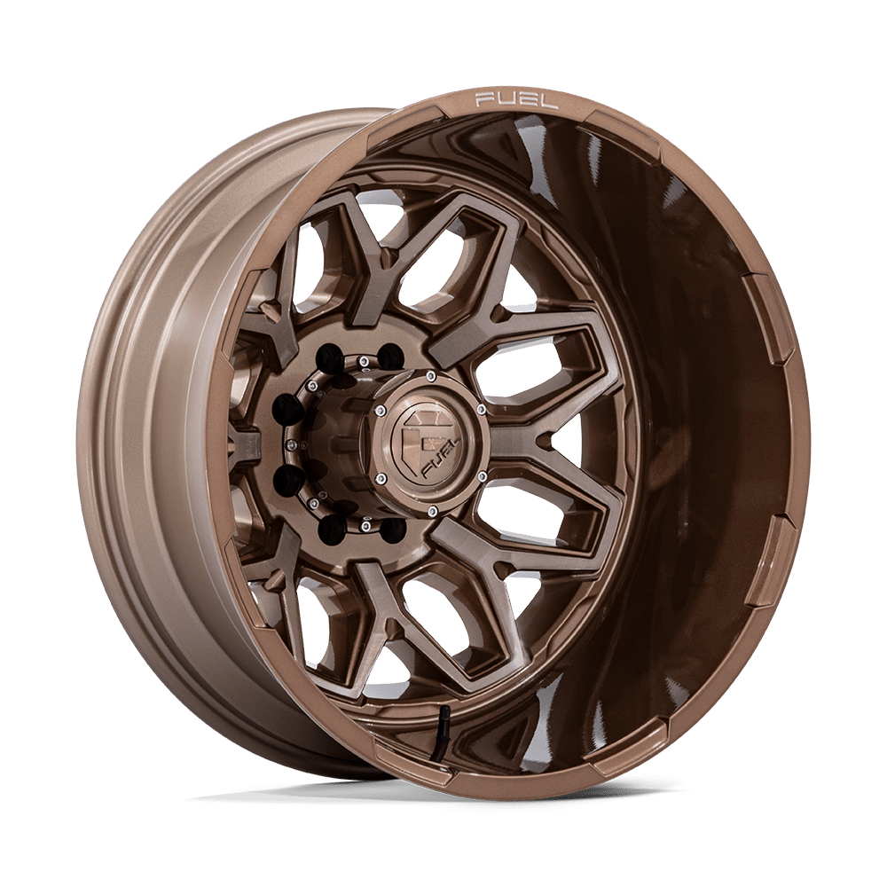 Fuel 1Pc D876 FLUX DUALLY - 22x8.25 -265mm 8x165.1 PLATINUM BRONZE Wheel | D87622828D45