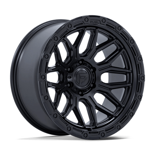 FUEL 1PC FC881 SURGE 18X9 1 8X165.1 MATTE BLACK W/ GLOSS BLACK LIP