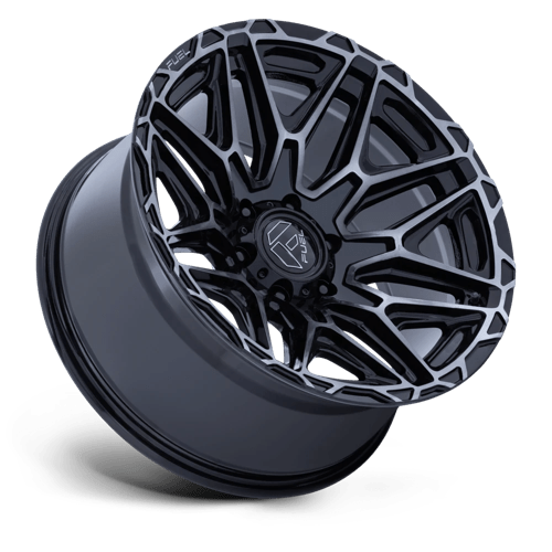 FUEL 1PC FC885 INJECTOR 20X10 -18 5X127 GLOSS BLACK MACHINED-FC W/ DDT