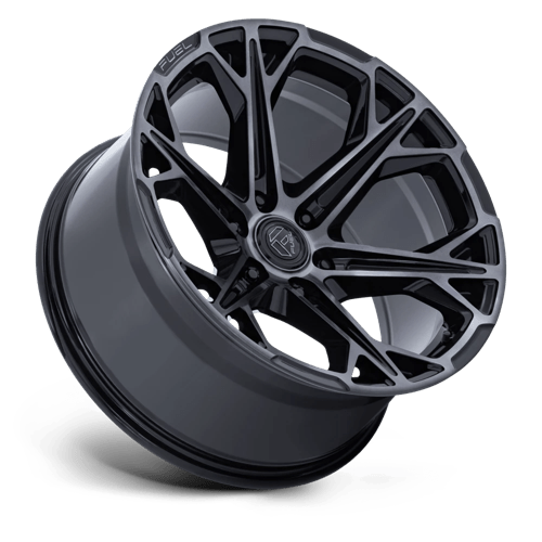 FUEL 1PC FC886 HAMMERHEAD 20X10 -18 6X139.7 GLOSS BLACK DARK TINTED CLEAR