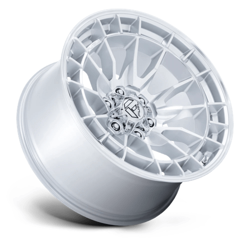 FUEL 1PC FC888 REVOLT 18X9 20 6X139.7 HYPER SILVER W/ MACHINED FACE